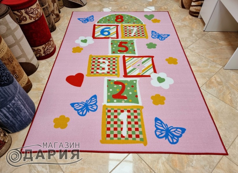 Мокетен килим ERIKA 8019 pink